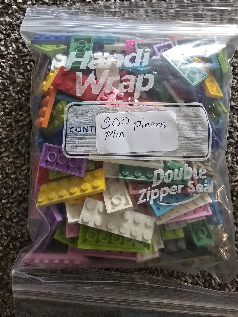 Lego Assorted White, Yellow, Green, Blue, Pink, Purple, Red, Black Plates Lot